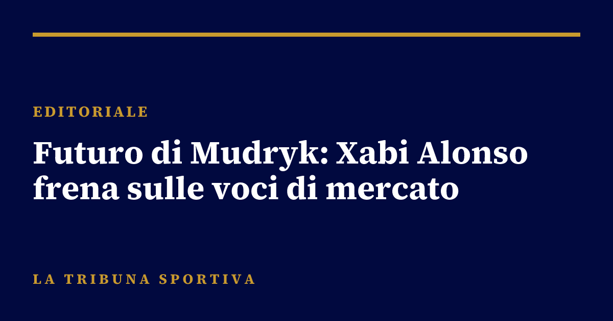 Futuro di Mudryk: Xabi Alonso frena sulle voci di mercato